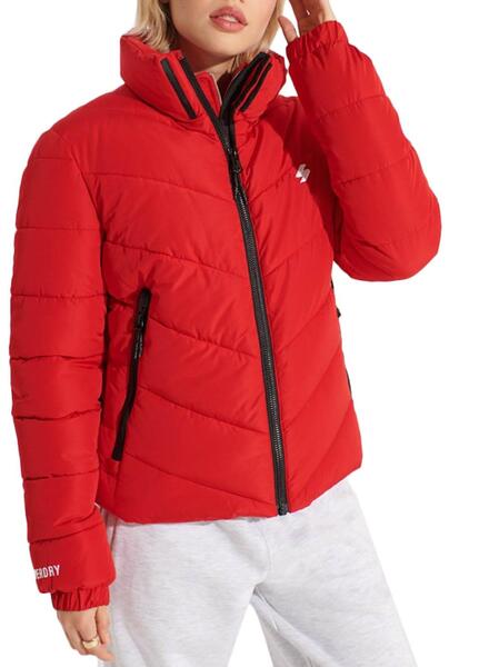 Superdry HOODED SPORTS PUFFR JACKET Marinho - Entrega gratuita