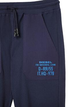 Pantalon Fato de treino Diesel Peter Azul Marinho para Homem
