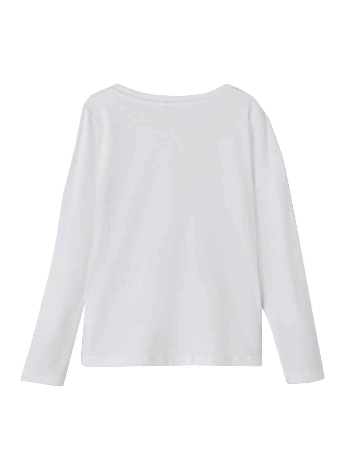 T-Shirt Name It Fozem Branco para Menina