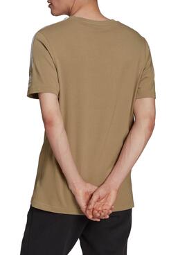 T-Shirt Adidas Tech Tee Caqui para Homem