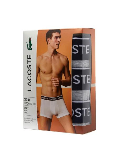 Pack 3 Cuecas Lacoste Boxers Azul Marinho Homem