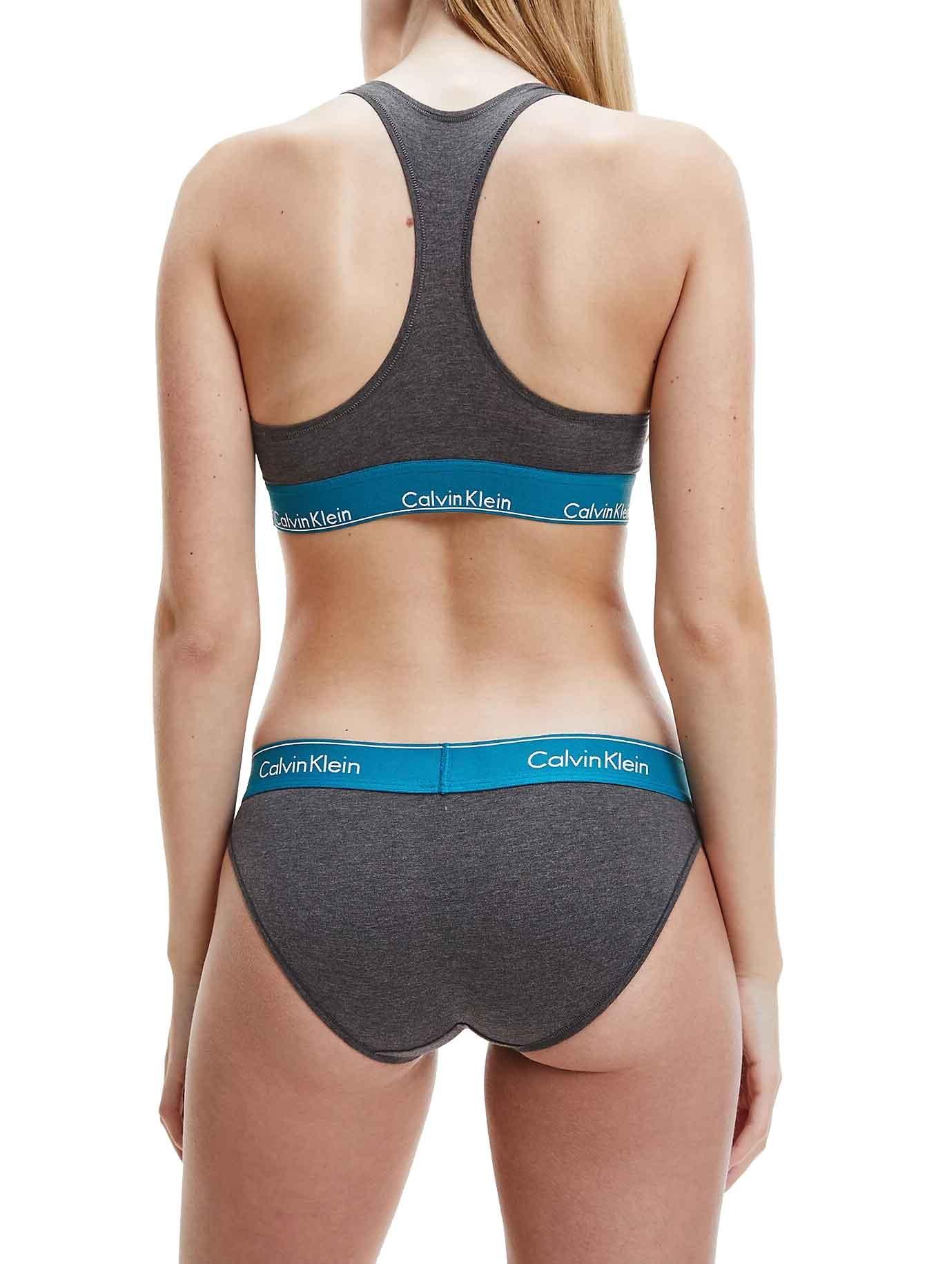 Calcinha Calvin Klein Classic Cinza para Mulher