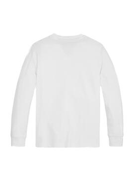 T-Shirt Tommy Hilfiger Heritage Badge Branco Menino