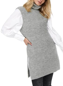 Vestido Only Cora Rollneck Cinza para Mulher