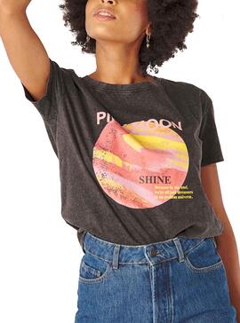 T-Shirt Naf Naf Luna Rosa para Mulher