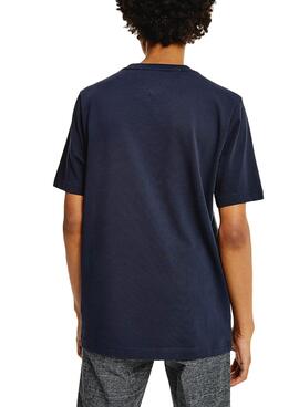 T-Shirt Tommy Hilfiger Icon Roundall Azul Marinho