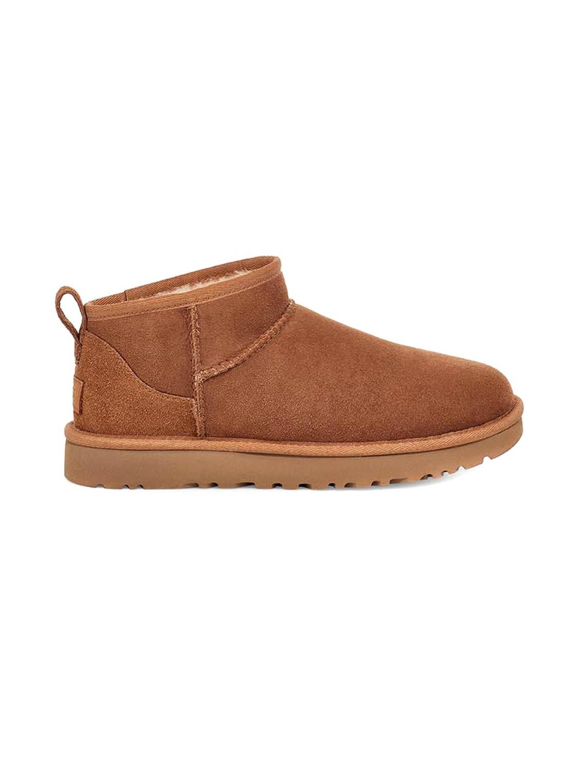 Botas UGG W Classic Ultra Mini Chestnut para mulher