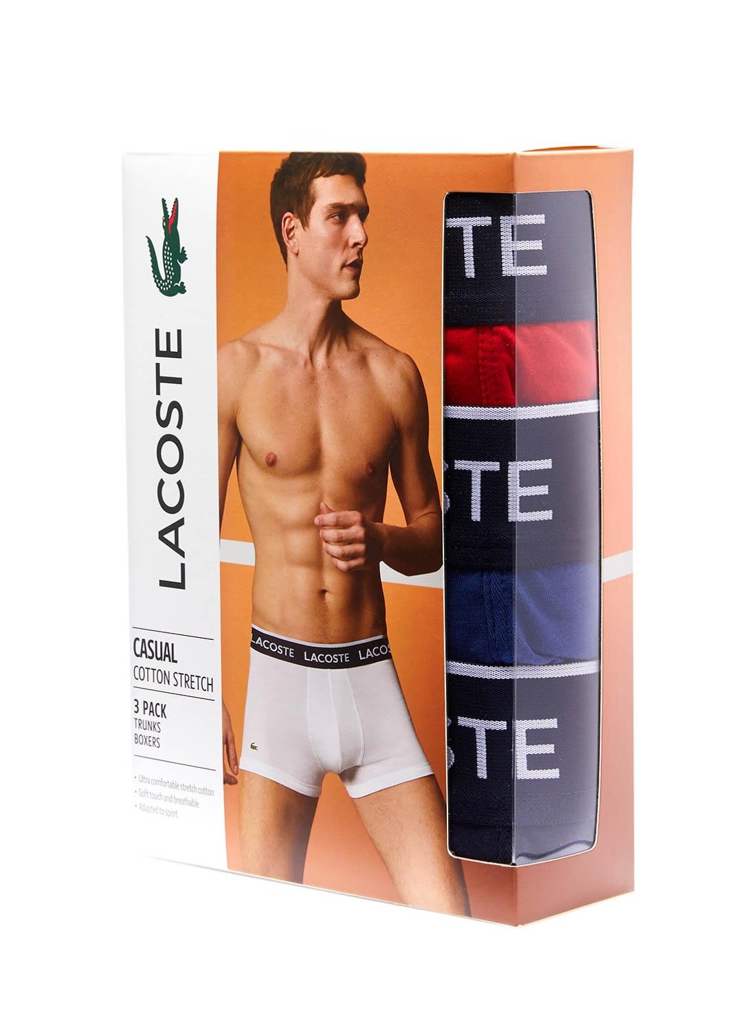 Pack 3 Cuecas Lacoste Boxer para Homem