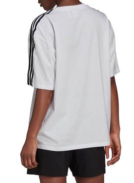 T-Shirt Adidas Adicolor Oversized Branco Mulher