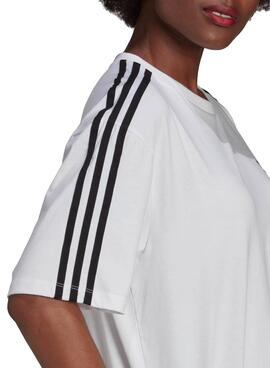 T-Shirt Adidas Adicolor Oversized Branco Mulher