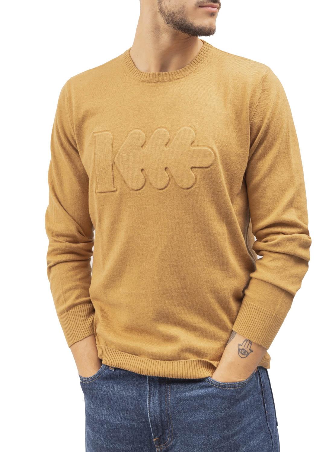 Camisola Klout Relieve Beige para Homem