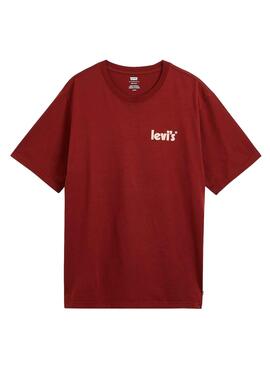 T-Shirt Levis Relaxado Granada Para Homem