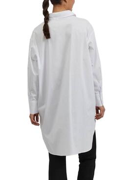 Camisa Vila Gimas Oversize Branco para Mulher