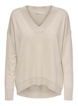 Camisola Only Lillies Beige para Mulher