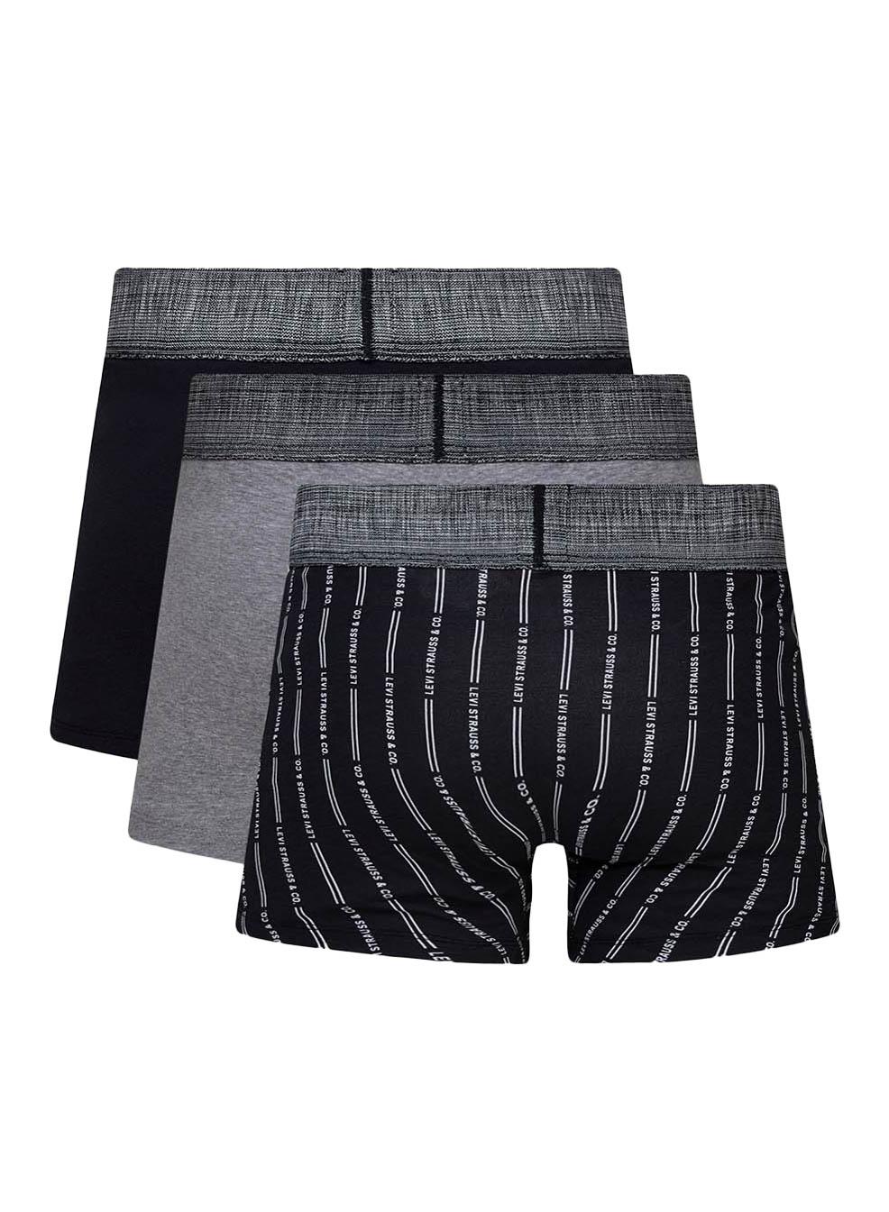 Box  Gift 3 Boxer Levis Azul  para Homem