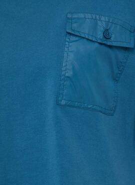 T-Shirt Pepe Jeans Daiana Azul Para Mulher