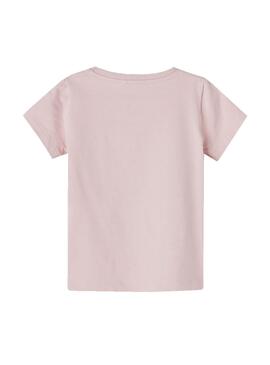 T-Shirt Name It Tanna Rosa para Menina
