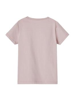 T-Shirt Name It Tubo rosa para Menina