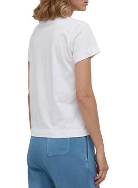 T-Shirt Pepe Jeans Dacey Branco para Mulher