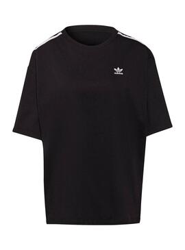 T-Shirt Adidas Adicolor Oversized Preto Mulher