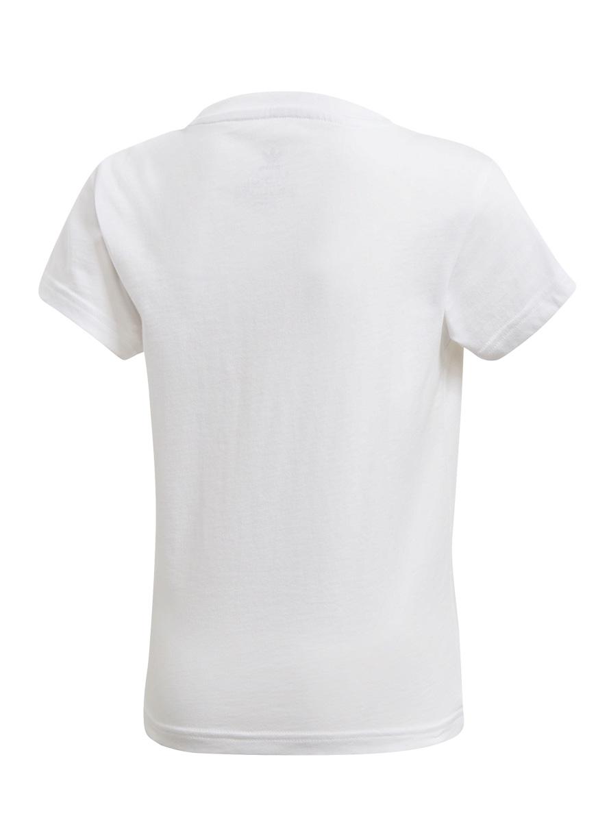 T-Shirt Adidas Trefoil Tee Branco Meninos Pequeno