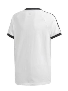 T-Shirt Adidas 3Stripes Tee Branco Meninos