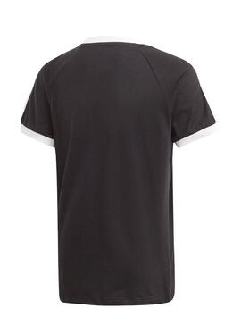 T-Shirt Adidas 3Stripes Tee Preto Meninos