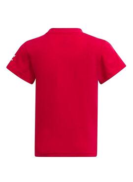 T-Shirt Adidas Adicolor Vermelho para Menino e Menina
