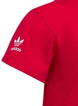 T-Shirt Adidas Adicolor Rosa para Menino e Menina