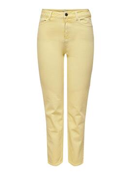 Jeans Only Emily Amarelo para Mulher
