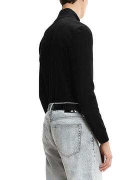 T-Shirt Calvin Klein Jeans Milano Zip Preto