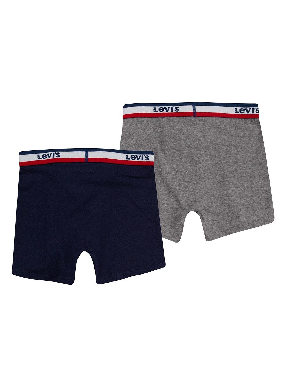 Cuecas Levis Sportswear Logo Boxer Cinza Menino