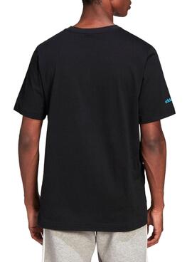 T-Shirt Adidas Outline Logo Preto para Homem