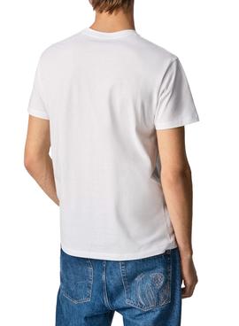 T-Shirt Pepe Jeans Eggo Branco para Homem