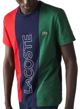 T-Shirt Lacoste TH1203 Multicolorido para Homem