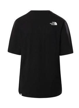 T-Shirt The North Face Relaxed Fine Preto Mulher