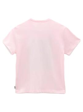 T-Shirt Vans Jewell Leopard Rosa para Menina