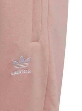 Pantalon Fato de treino Adidas Adicolor Rosa para Menina