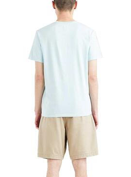 T-Shirt Levis SS Original HM Azul para Homem