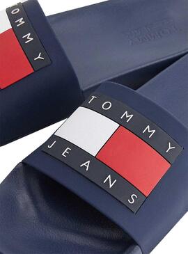 Flip flops Tommy Jeans Flag Azul Marinho para Homem