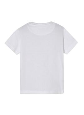 T-Shirt Mayoral Dress Code Branco para Menino