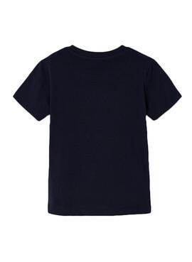 T-Shirt Mayoral Azul Marinho Carro para Menino
