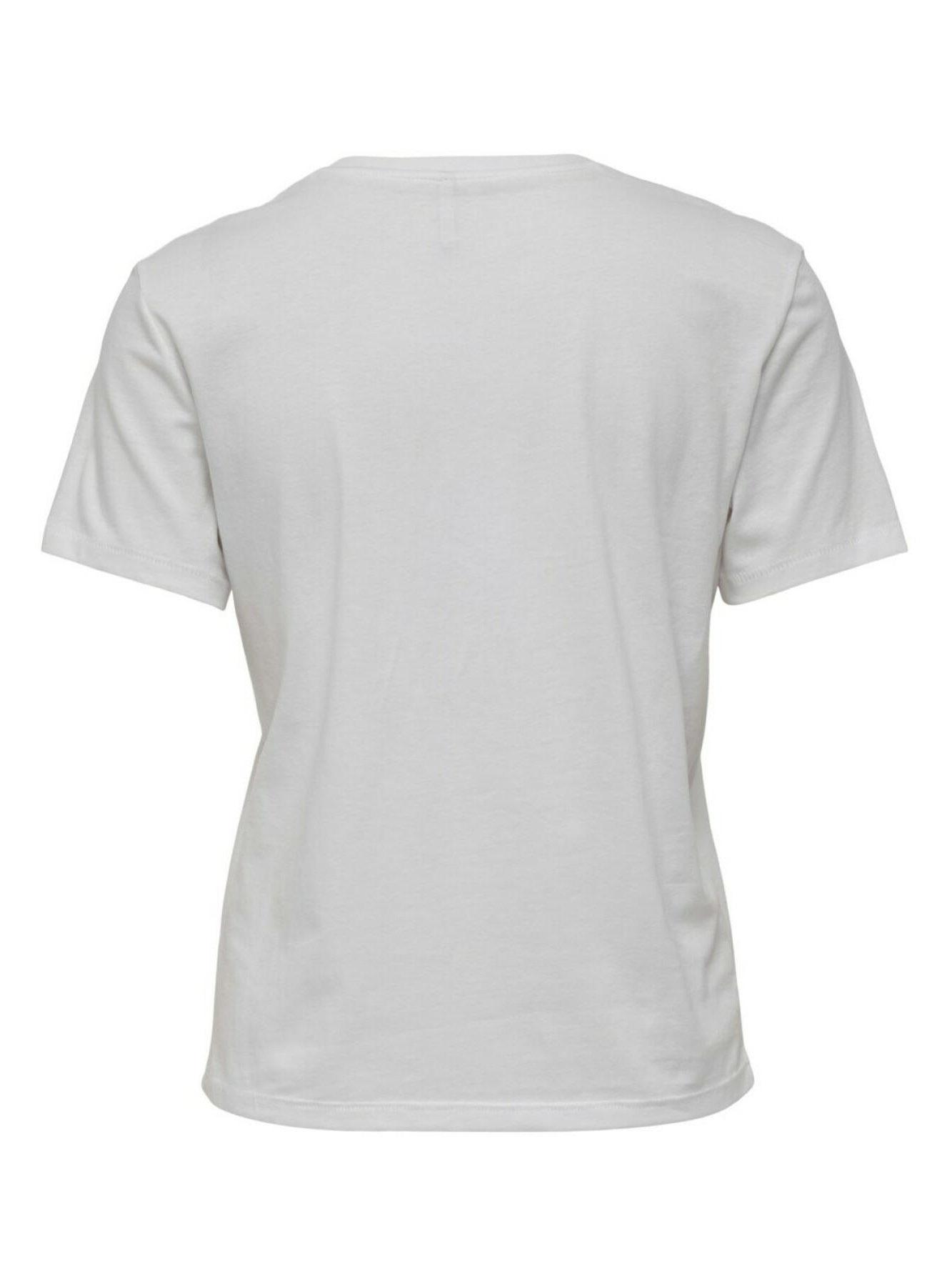 T-Shirt Only Polly Noodles Branco para Mulher