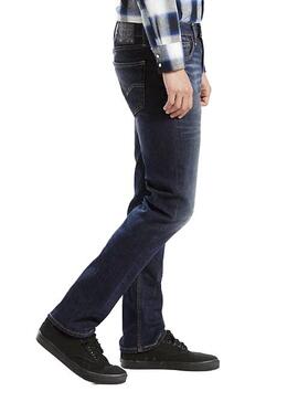 Pantalon Jeans Levis 511 Slim Azul Oscuro para Homem