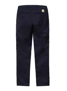 Pantalon Carhartt Sid Azul Marinho para Homem