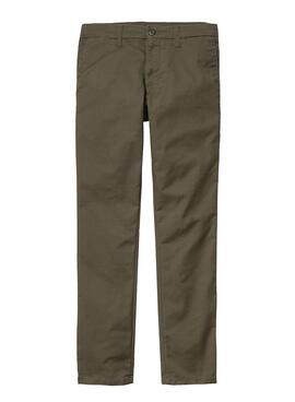 Pantalon Carhartt Sid Verde para Homem