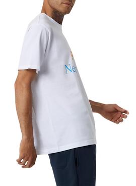 T-Shirt NB Essentials Celebrate Split Logo Branco