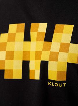 T-Shirt Klout Pixel Preto