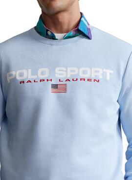 Sweat Polo Ralph Lauren Sport Azul para Homem