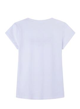 T-Shirt Pepe Jeans Hatty Branco para Menina